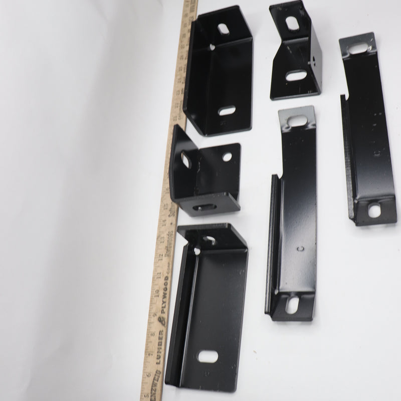 Aries Round Nerf Bars Steel Black 3" 4" x 94.5" x 16" 204004 Hardware Only