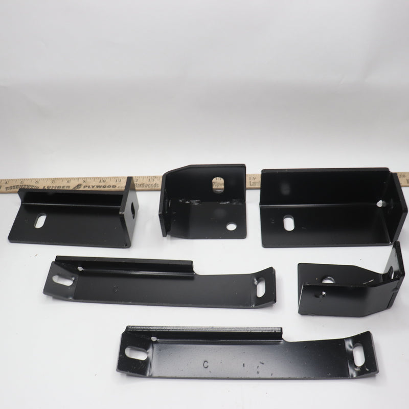 Aries Round Nerf Bars Steel Black 3" 4" x 94.5" x 16" 204004 Hardware Only