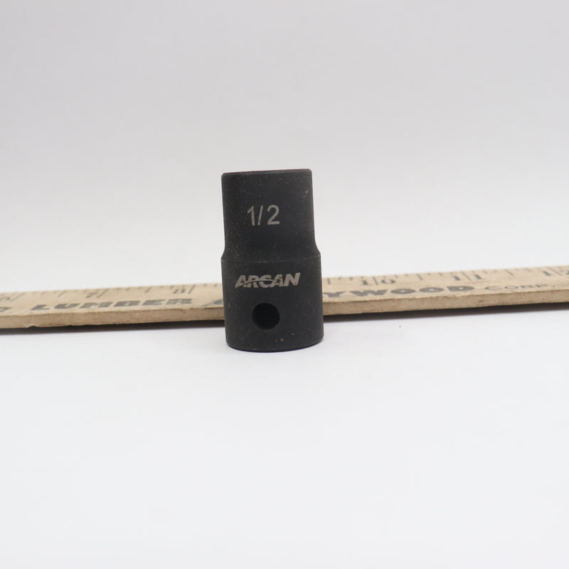 Arcan 6-point Impact Socket Standard SAE Chrome Moly 1/2"