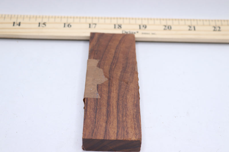 Bookmatched Ironwood Knife Scale 5-1/8" x 1-3/4" x 1/2"