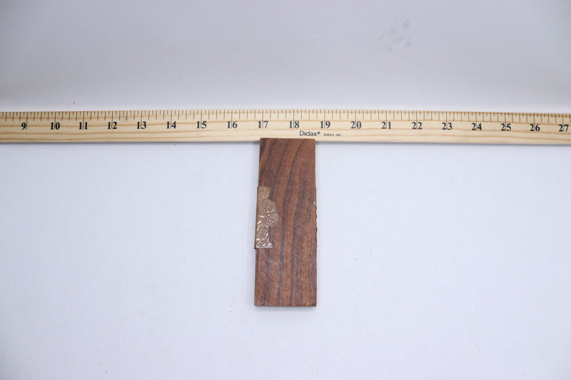 Bookmatched Ironwood Knife Scale 5-1/8" x 1-3/4" x 1/2"