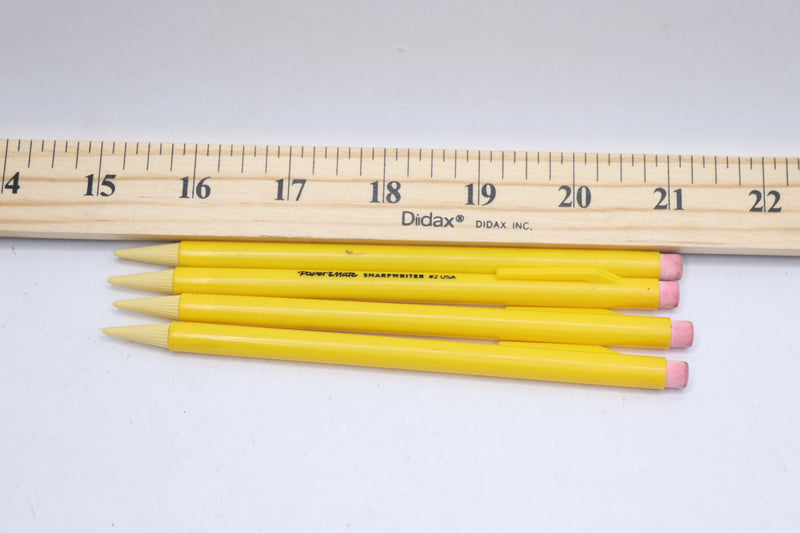(4-Pk) Paper Mate Mechanical Pencils Yellow 0.7mm 1921221