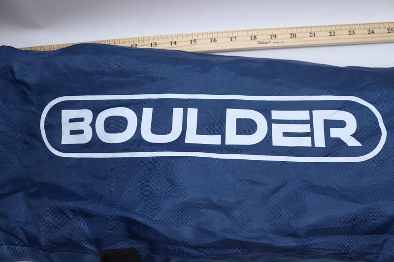 Boulder Portable & Adjustable Volleyball/Badminton Net Blue/Red 17ft
