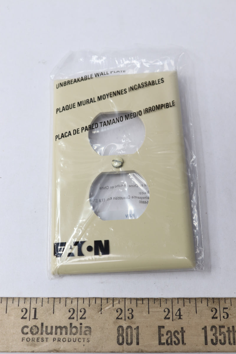 Eaton Wiring Devices 1-Gang Poly Mid Wallplate IV 4751578 PJ8V