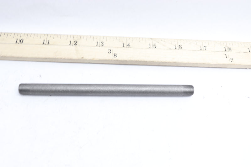 Midland Industries Pipe Nipple Sch80 Seamless Black Steel 1/8" Dia. x 6"L