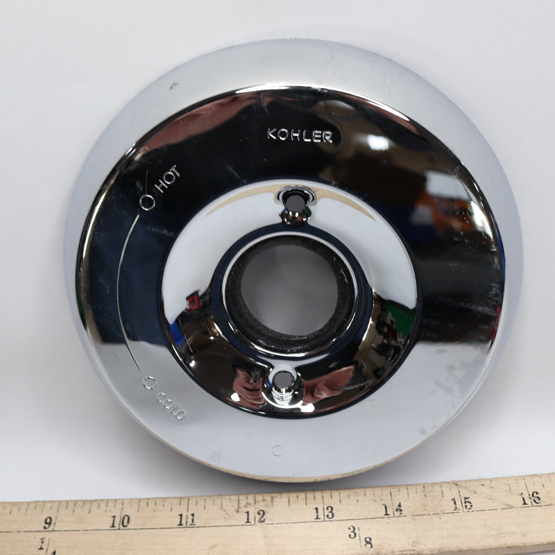 Kohler Escutcheon Assembly Polished Chrome 6-1/2" OD X 1-3/4" ID
