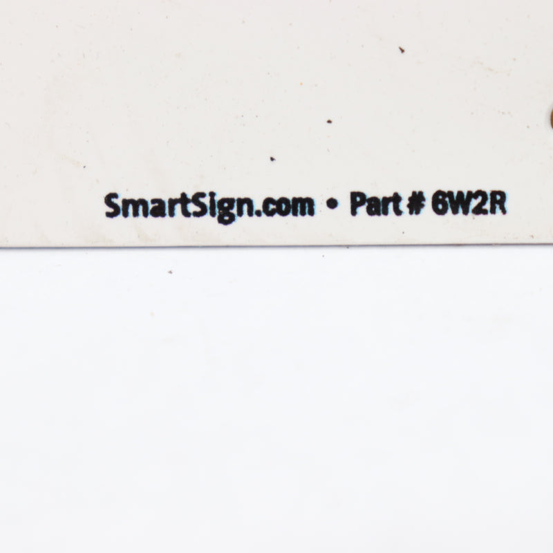 SmartSign Danger Confined Space Enter By Permit Only Plastic 7" x 10" 6W2R