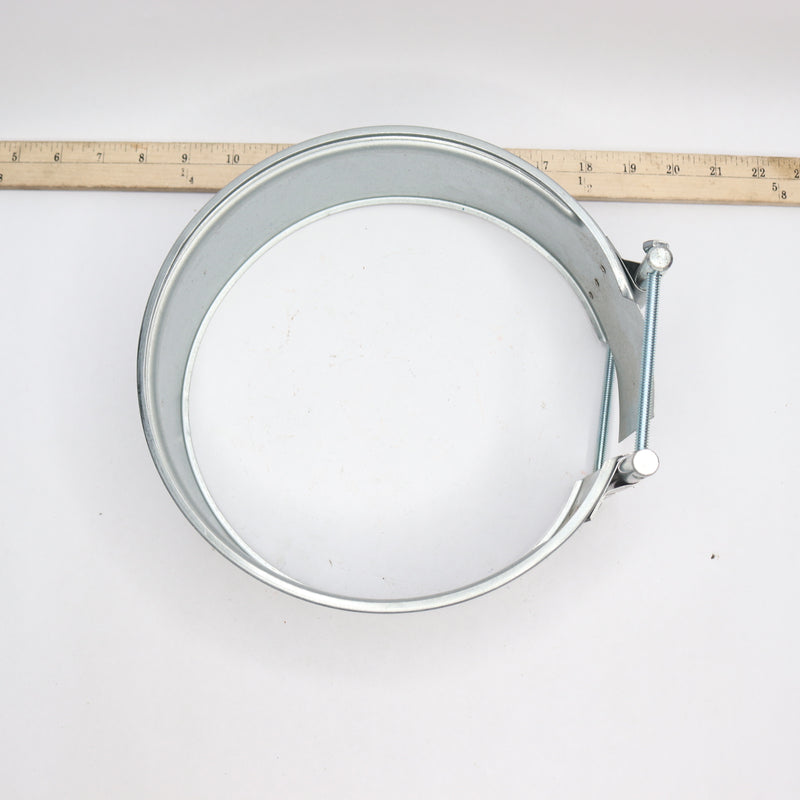 Double Bolt Connection Duct To Valve Drawband Clamp 8" 601-000-050