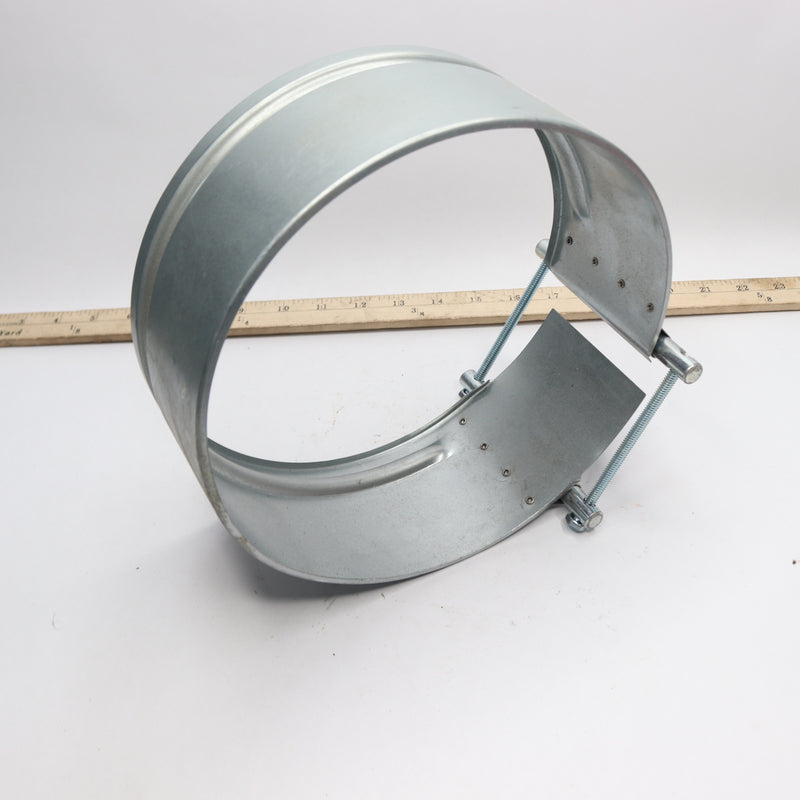 Double Bolt Connection Duct To Valve Drawband Clamp 8" 601-000-050