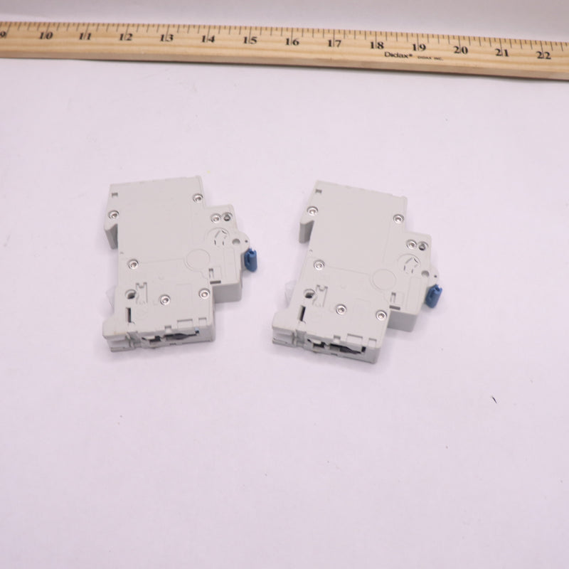 (2-Pk) Supplementary Protector Miniature Circuit Breaker 1 Amp 277 VAC