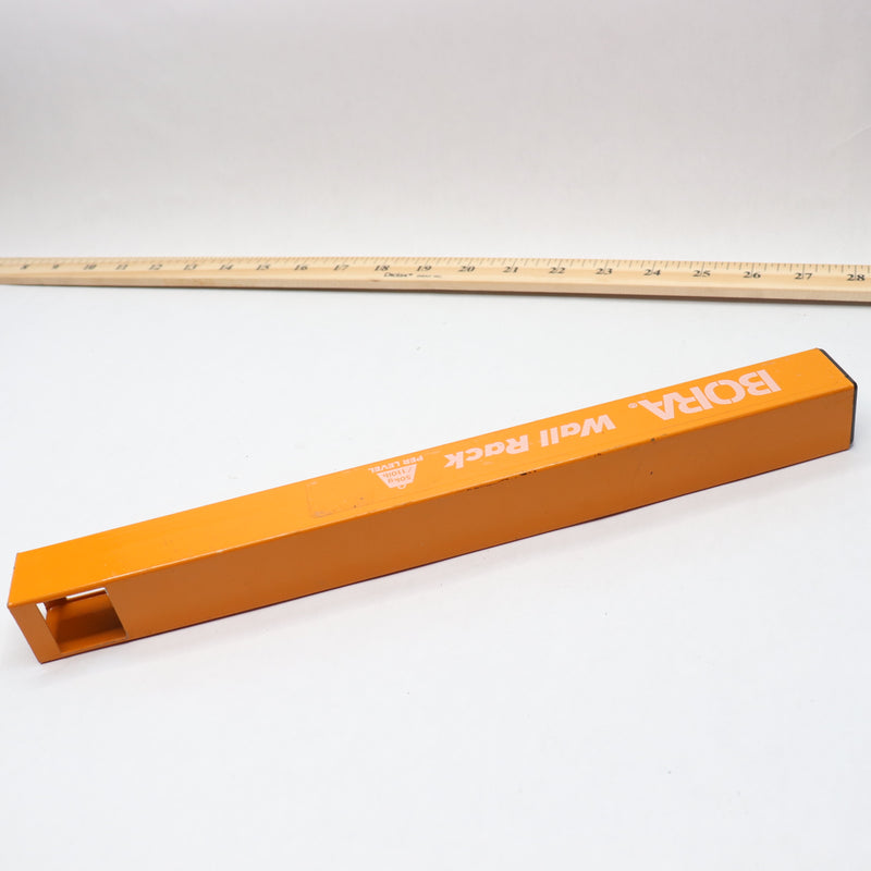 (4-Pk) Bora Storage Rack Shelf Support Steel Orange 100lb Capacity