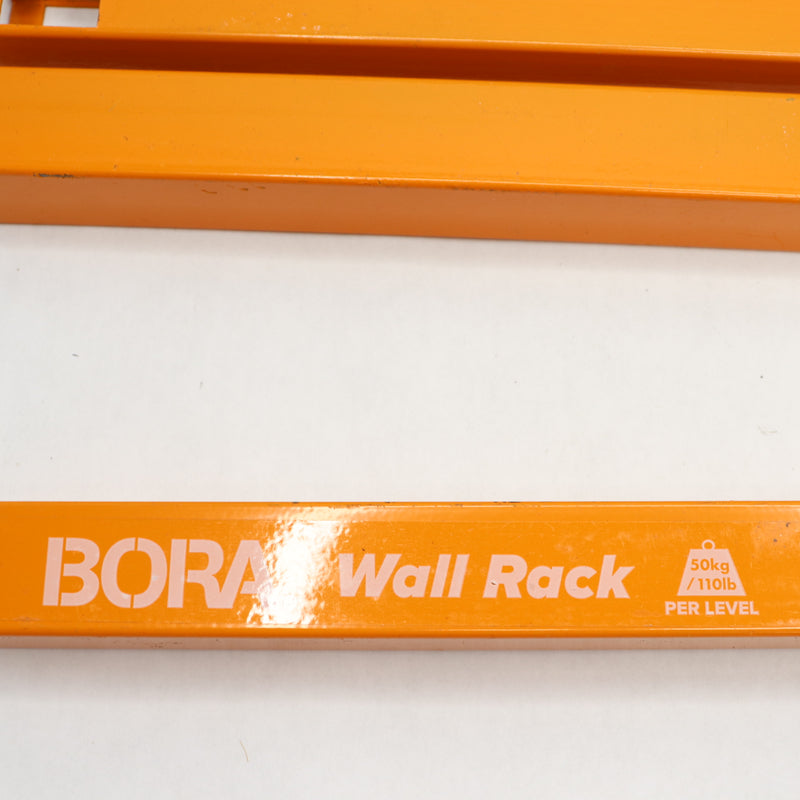 (4-Pk) Bora Storage Rack Shelf Support Steel Orange 100lb Capacity
