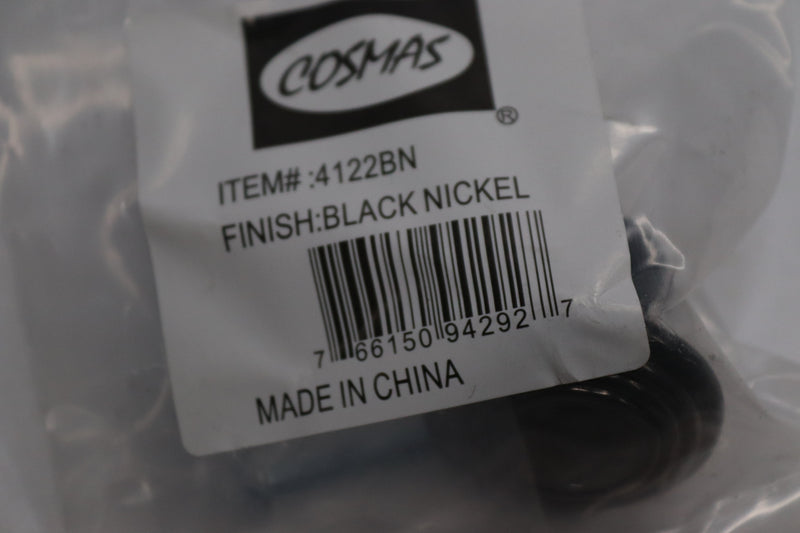 Cosmas Ring Cabinet Hardware Round Knob Black Nickel 1-1/4" 4122BN