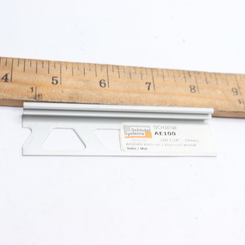 Schluter Edge Trim Aluminum 3/8"-10mm LATCH PADDLE PULL 002