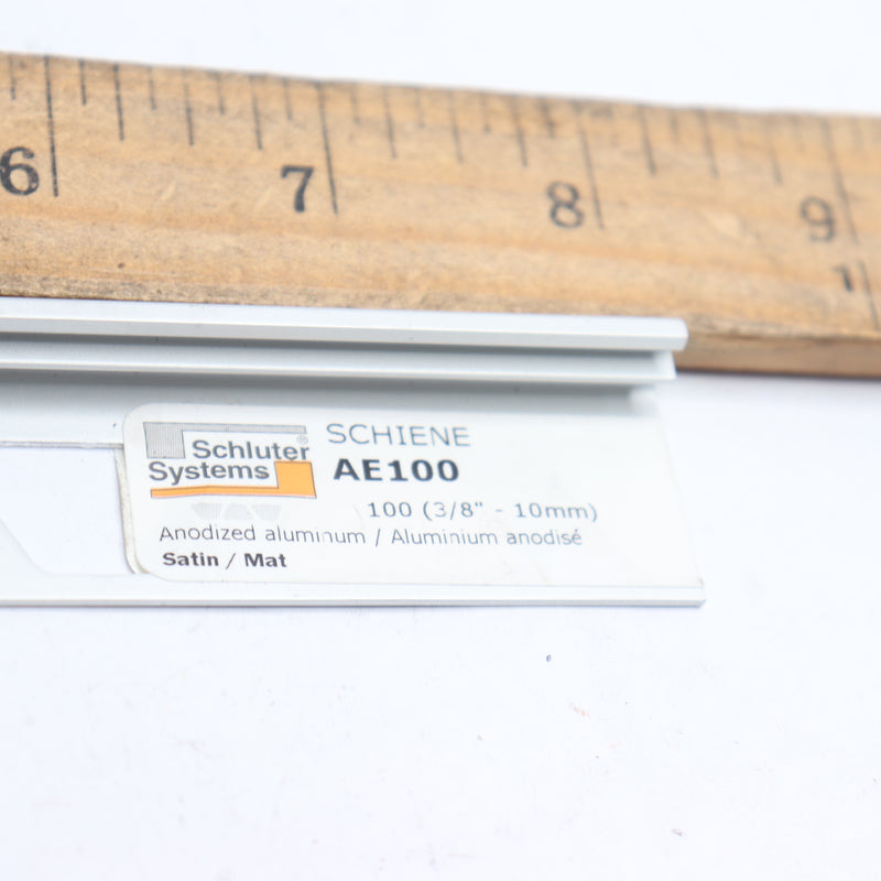 Schluter Edge Trim Aluminum 3/8"-10mm LATCH PADDLE PULL 002