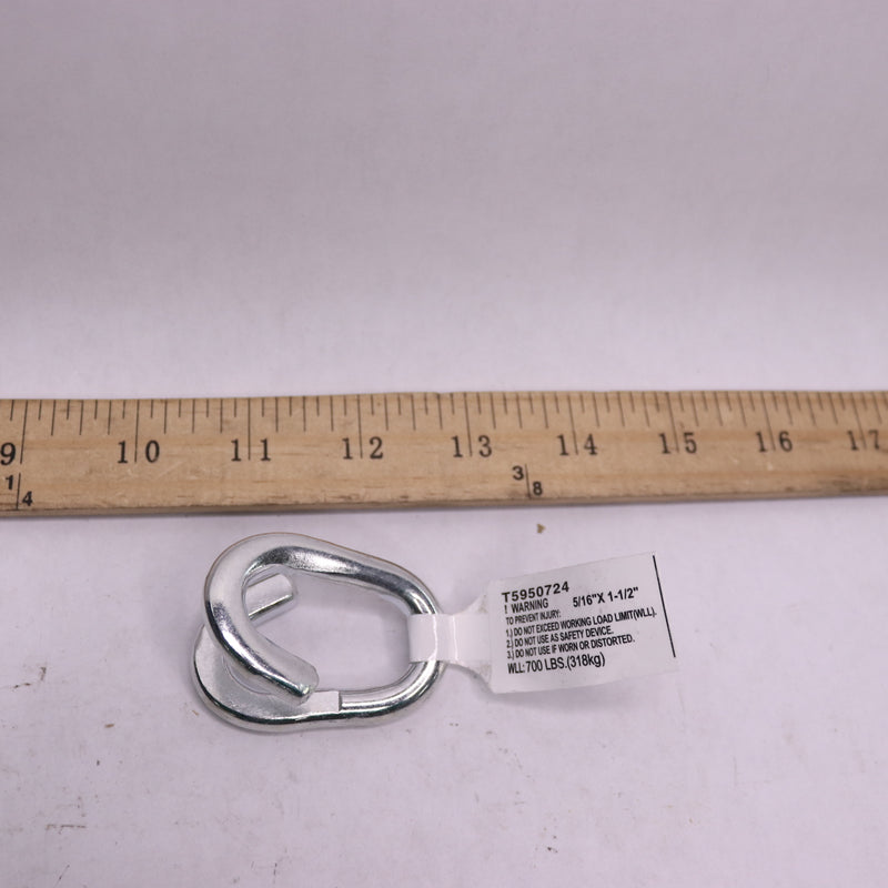 Campbell Repair Lap Link Low Carbon Steel 700 lbs 5/16" x 1-1/2" T5950724