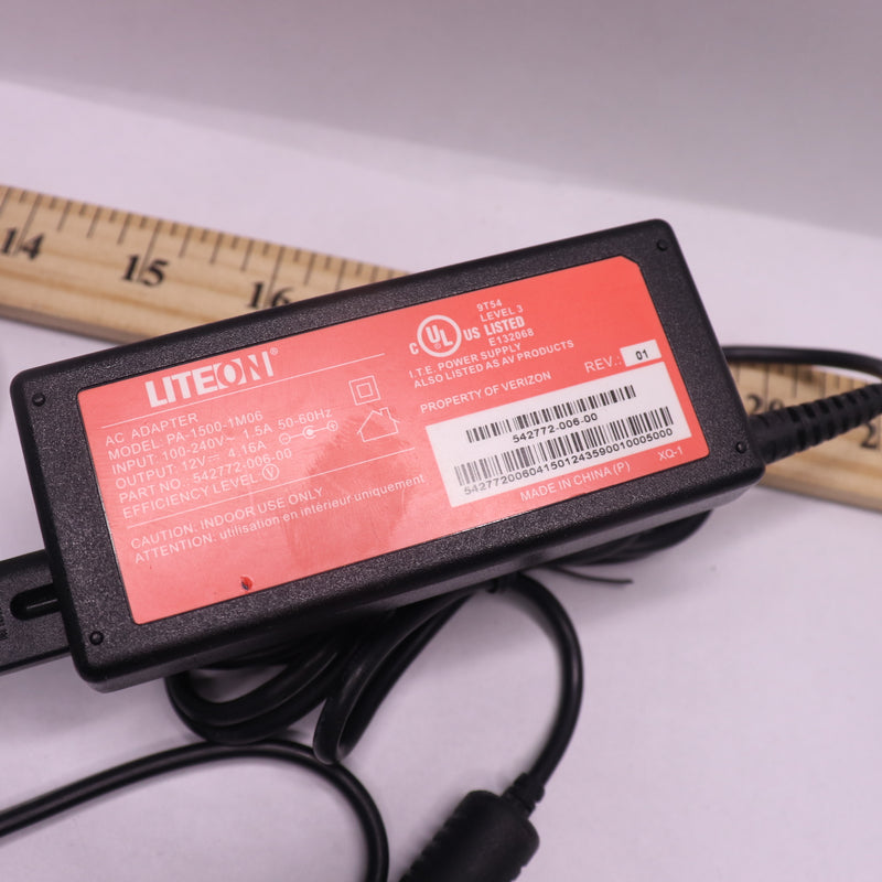 LiteOn AC Adapter 100-240V 1.5A 50-60Hz 542772-006-00
