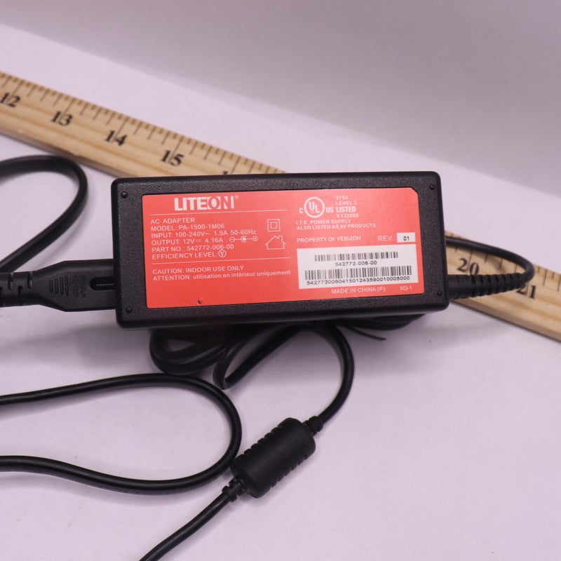 LiteOn AC Adapter 100-240V 1.5A 50-60Hz 542772-006-00