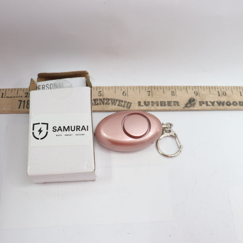 Samurai Keychain with Light Rose Gold SSC3