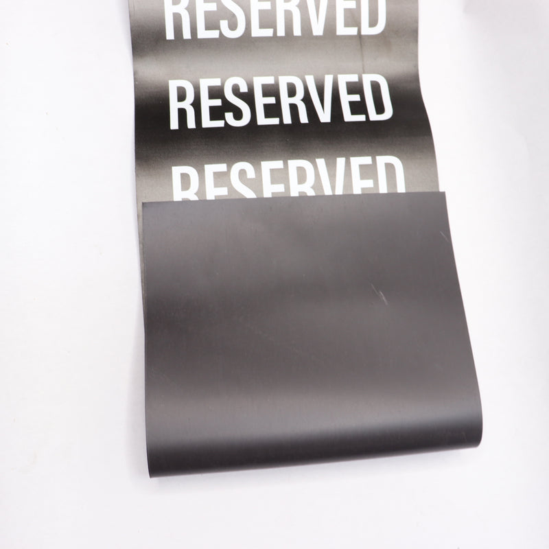 FlipOver Magnet Signs Reserved One Sided Strips 9" X 3"