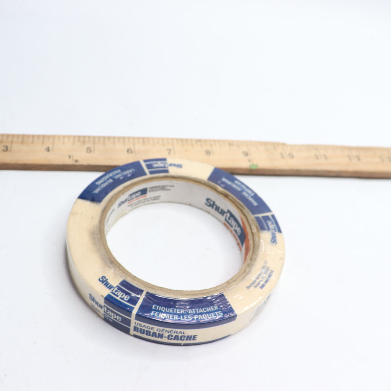 Shurtape Adhesion Masking Tape Crepe Paper Medium-High 18mmx 55mm