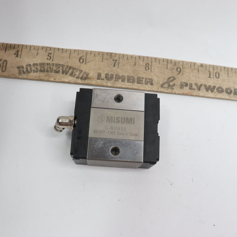 Misumi Linear Guide Assembly Economy Model Short/Wide CarriageC-SVR33