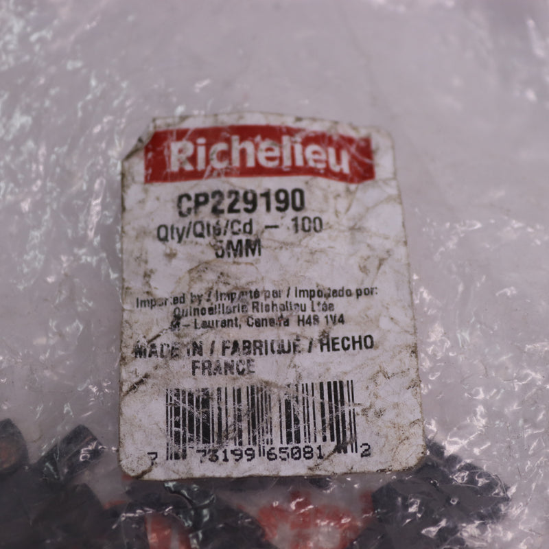 (100-Pk) Richelieu Shelf Pin Metal 10mm Length CP229190