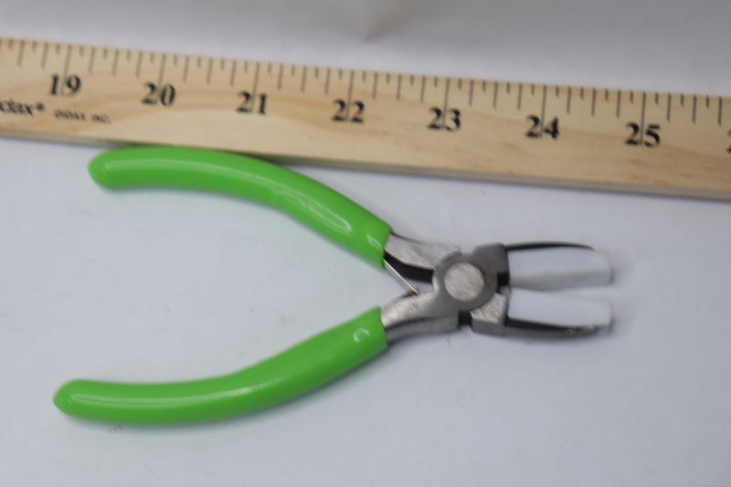 Pliers Jewelry Wire Jaw Metal Green 5.3" x 1" x 0.2"