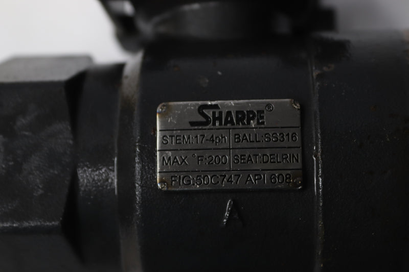 Sharpe Valves 50C747 Pipe Standard Port Stainless Steel Steam Service Ball Valve