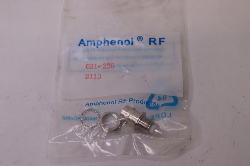Amphenol RF Straight Bulkhead RF/Coaxial Connector BNC Coaxial 50 ohms 031-236