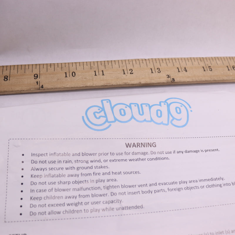 Cloud 9 Inflatable Bouncer Repair Patches Thread Stakes Kit