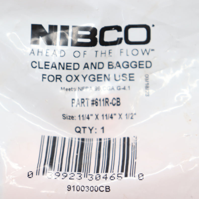 Nibco Wrot Reducing Tee Fitting Bronze Classic Copper 1/4" X 1/4" X 1/2" 611R-CB