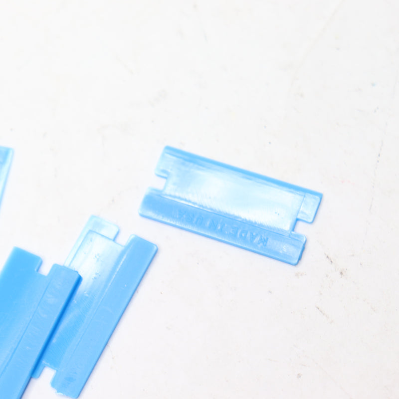 (1,000-Pk) Double Edge Scraper Razor Blades Blue for Removing Labels Stickers