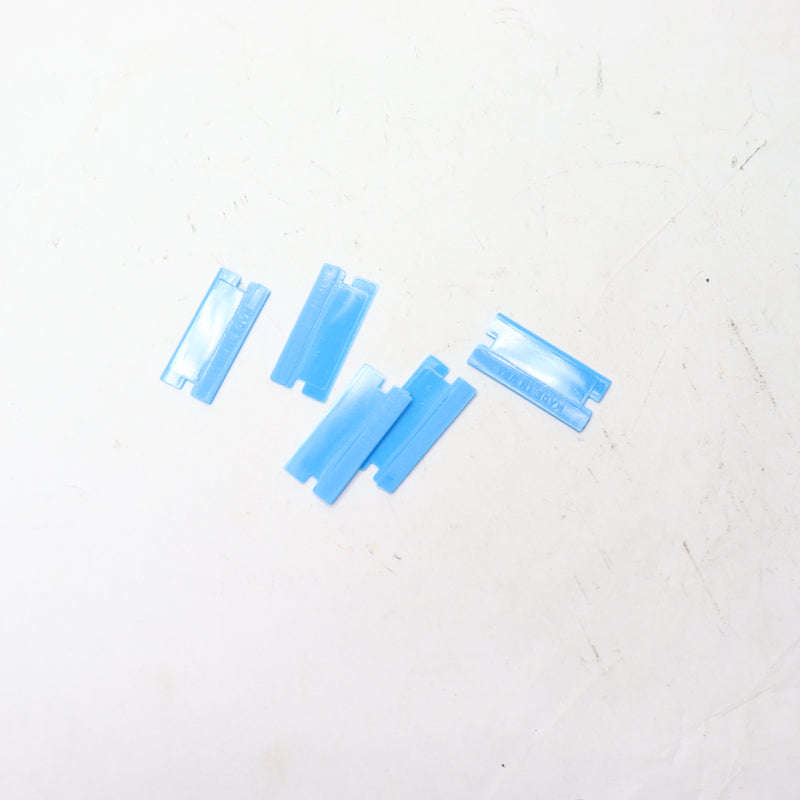 (1,000-Pk) Double Edge Scraper Razor Blades Blue for Removing Labels Stickers