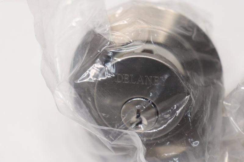 Delaney Single Cylinder Deadbolt Satin Nickel 345001