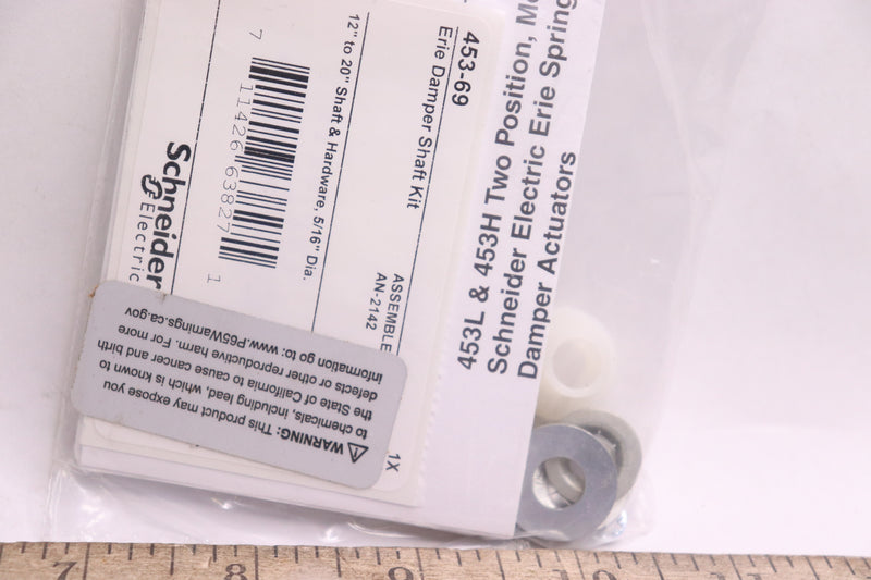 Schneider Electric Damper Shaft & Hardware Kit 12-In to 20-In L 453-69
