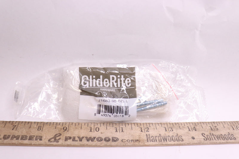 GlideRite Solid Square Slim Bar Pull Satin Gold 3-3/4" CC 21683-96-SG-1