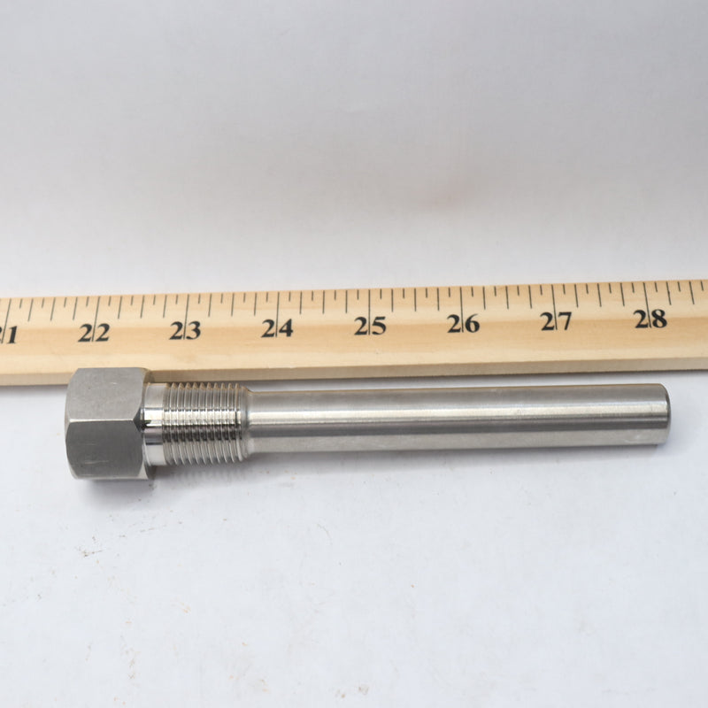 Industrial Thermowell 304 Stainless Steel 1/4"NPT TE-TNS-N064N-14