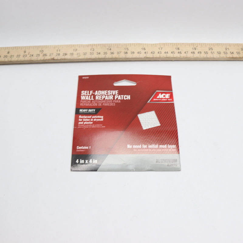 Ace Wall Repair Patch Aluminum 4" x 4" 1015379