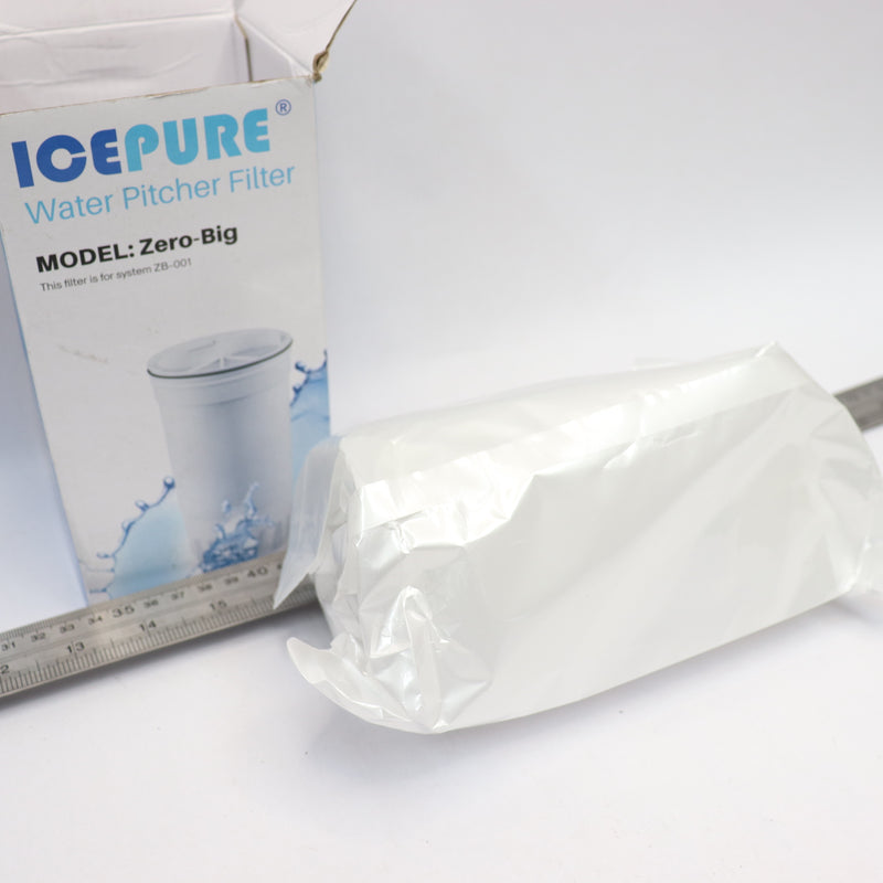 Icepure Water Pitcher Filter Coconut Shell Carbon Method 5-Stages 40 Gallons