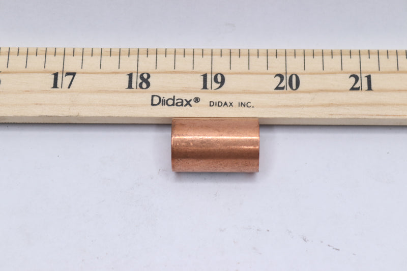 Mueller Coupling Copper 1/2" x 1/2" Sweat Dia 9183-1705