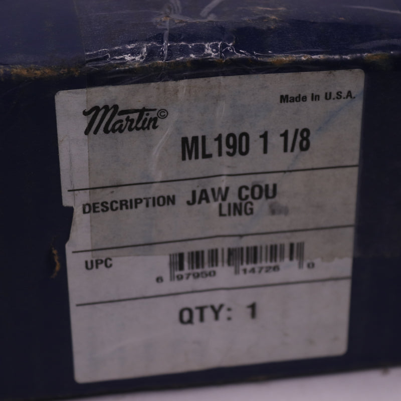 Martin Universal Series Jaw Coupling Alloy Steel 1-1/8" ML190