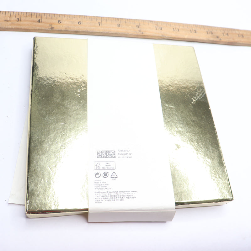 H&M Foldable Box 100% Paper Gold 1018639001