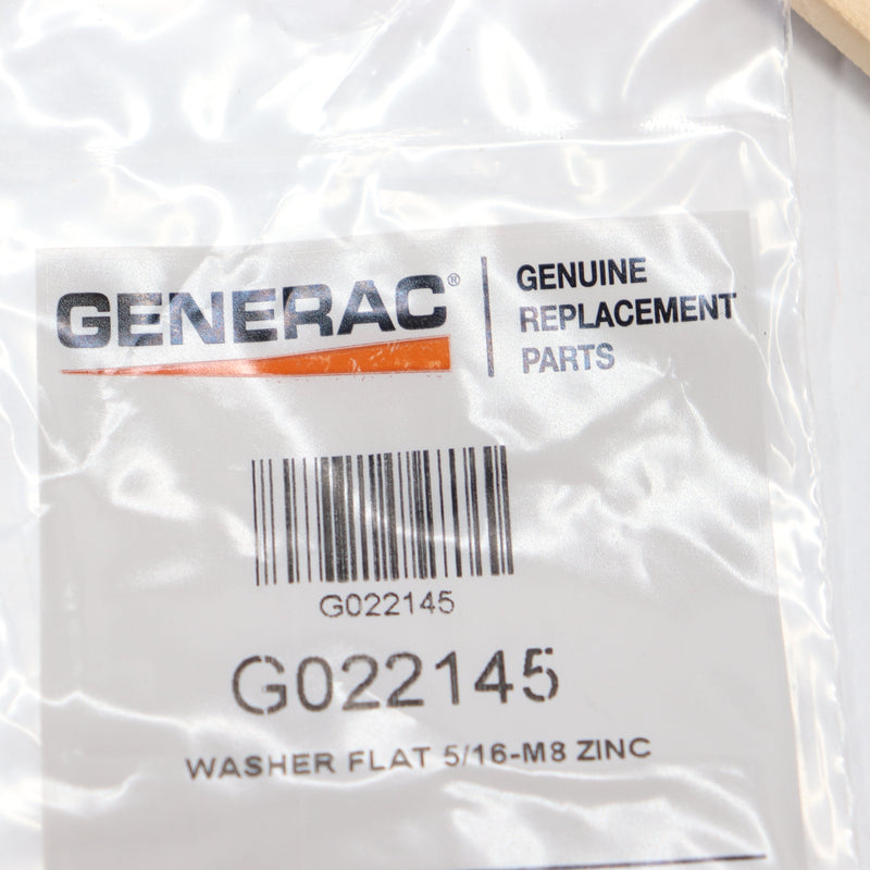 Generac Flat Washer Zinc 5/16"-M8 G022145
