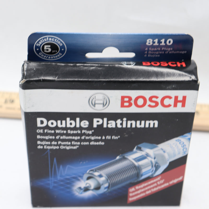 (4-Pk) Bosch Automotive OE Fine Wire Double Platinum Spark Plug 8110