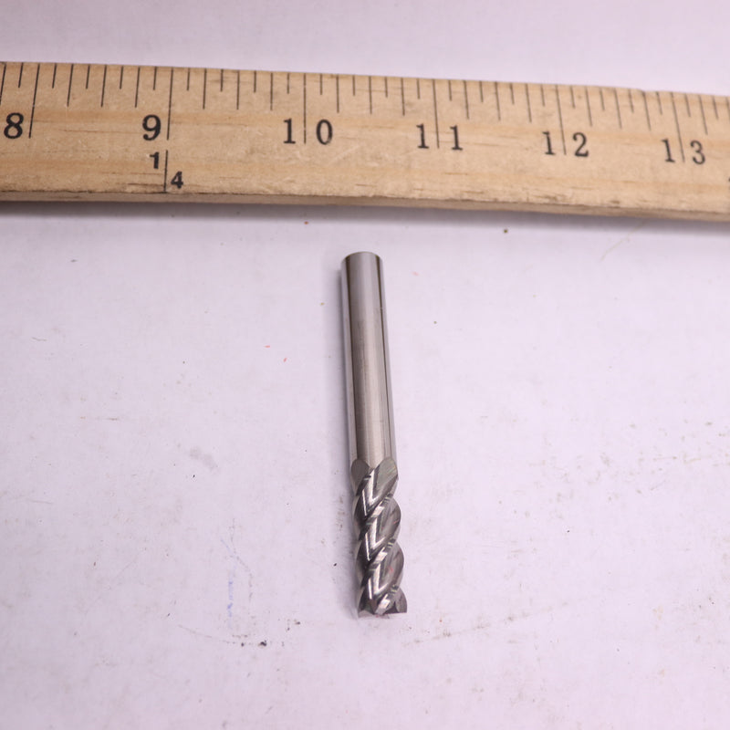 Accupro Square End Mill 4 Flutes Solid Carbide 5/16" D x 13/16" LOC x 2-1/2" OAL