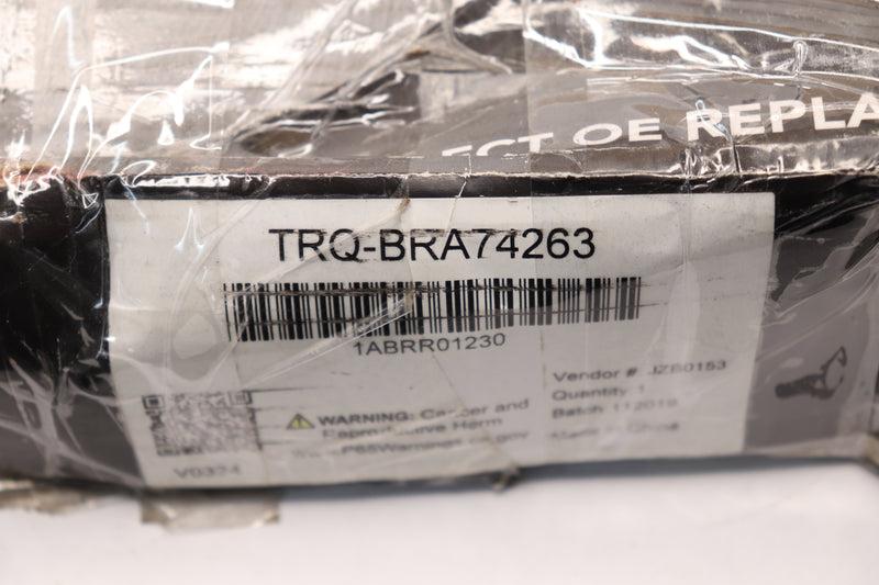 TRQ Drilled and Slotted Disc Brake Rotor BRA724263