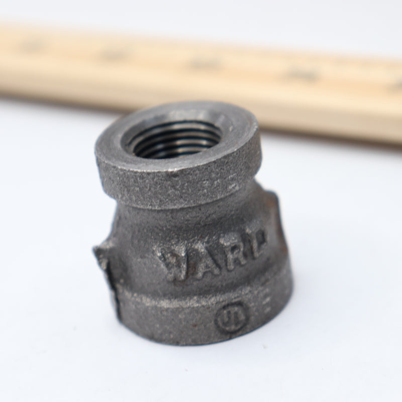 Ward Reducing Coupling Malleable Iron Black Sch 40 1/2" x 3/8" 13322