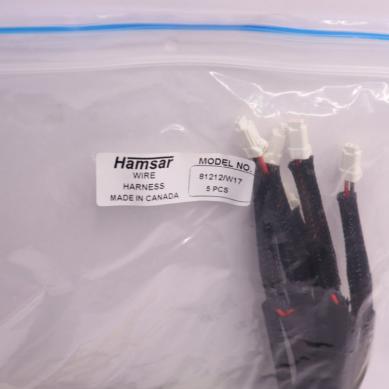 (5-Pk) Hamsar Wire Harness 81212/W/17