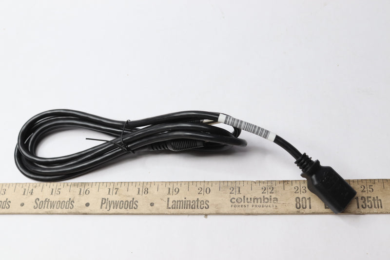 HP Power Cord Black 10AMP 125V 6Ft 121565-001